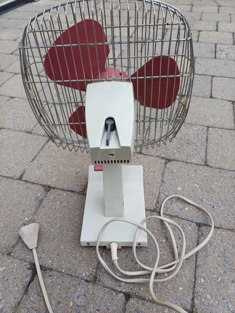 vintage ventilator, Ophalen, Gebruikt, Tafelventilator