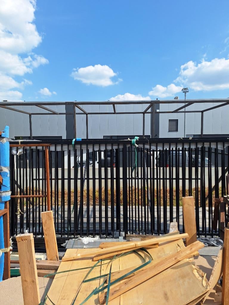 Portail coulissant, 200 cm ou plus, Porte coulissante, Acier, Comme neuf