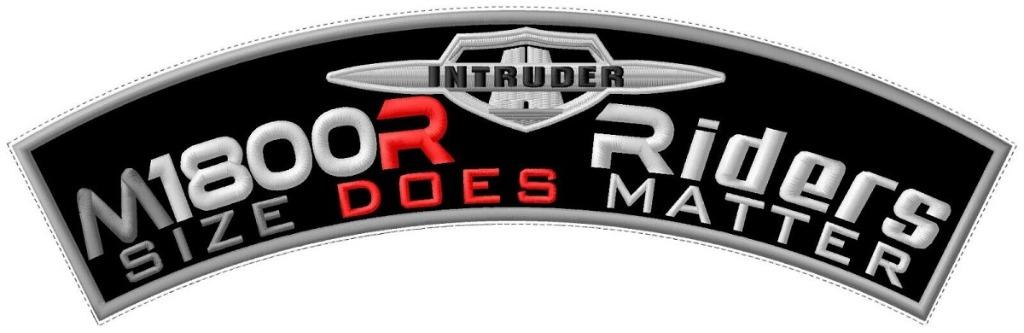 Biker banner patch XL Suzuki Intruder M1800R Riders, Ophalen of Verzenden, Nieuw zonder kaartje