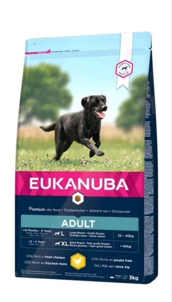 EUKANUBA croquettes pour chien adulte 15kg, Enlèvement, Chien