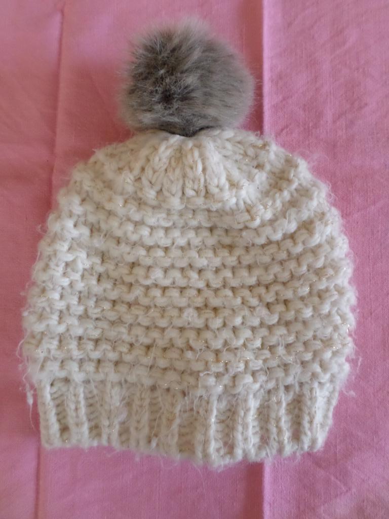 Bonnet hiver Cyrillus Paris Beige crème doré brillant Pompon, Vêtements | Femmes, Cyrillus, Enlèvement ou Envoi, Porté, Bonnet