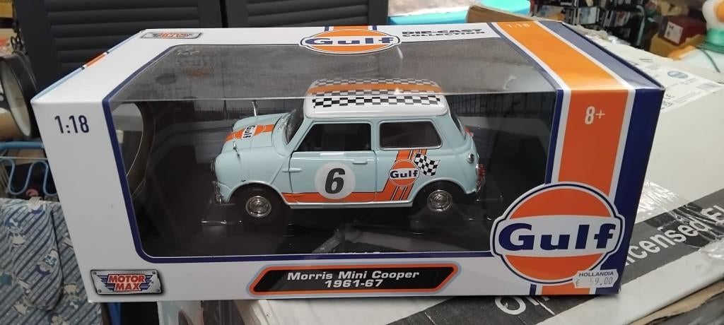 mini cooper 1/18, Hobby en Vrije tijd, Modelauto's | 1:18, Ophalen of Verzenden, Nieuw, Auto, Motormax