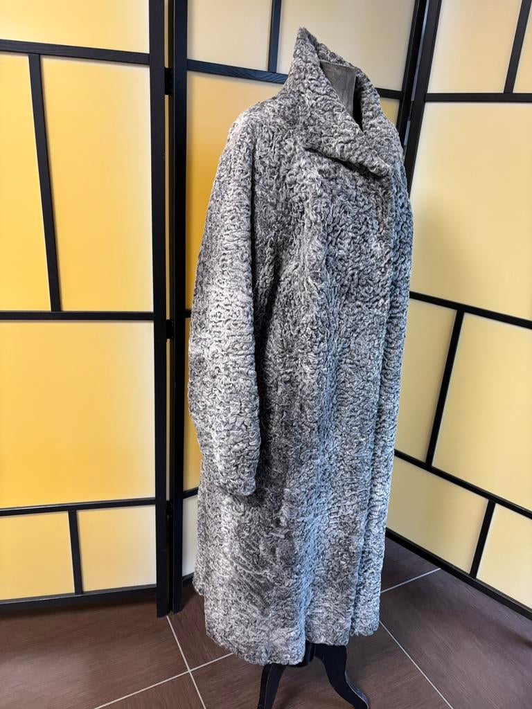 Prachtig astrakan damesmantel, Kleding | Dames, Ophalen of Verzenden, Zo goed als nieuw, Maat 42/44 (L)