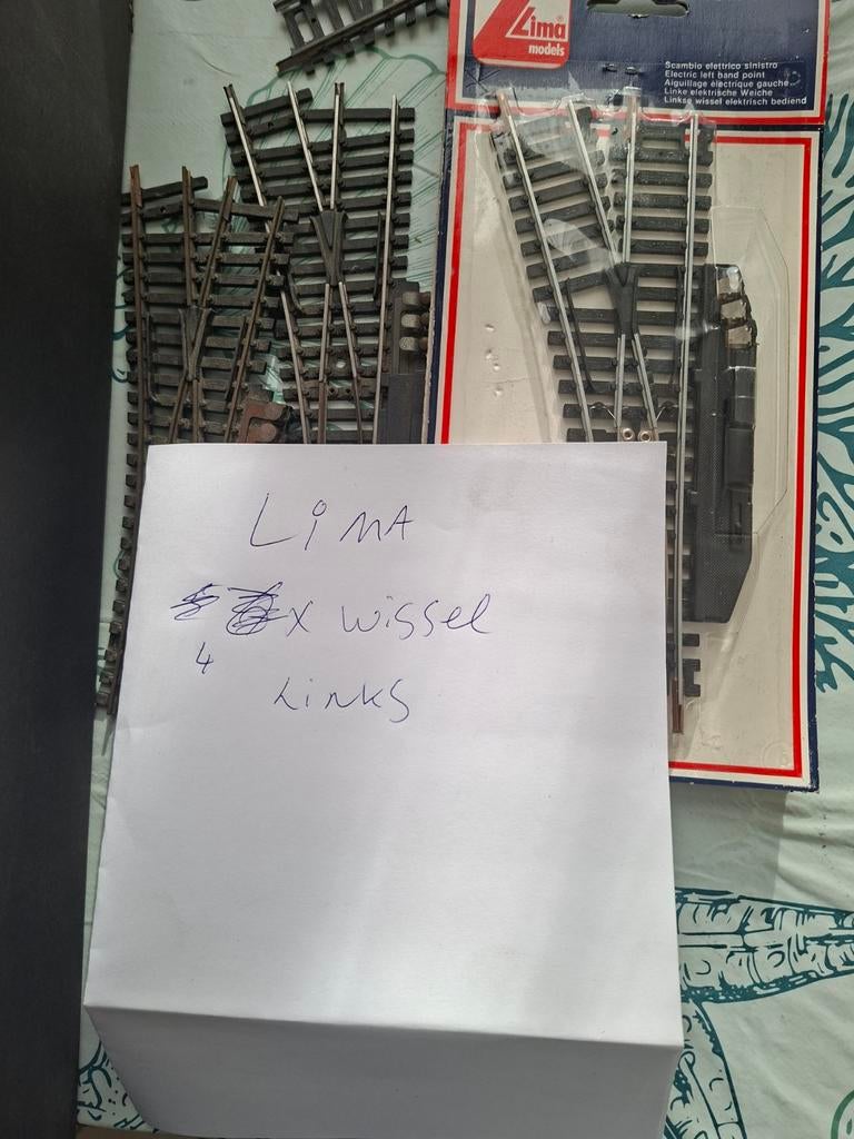 Lima spoorlijnen wissel, Hobby en Vrije tijd, Modeltreinen | Overige schalen, Ophalen of Verzenden