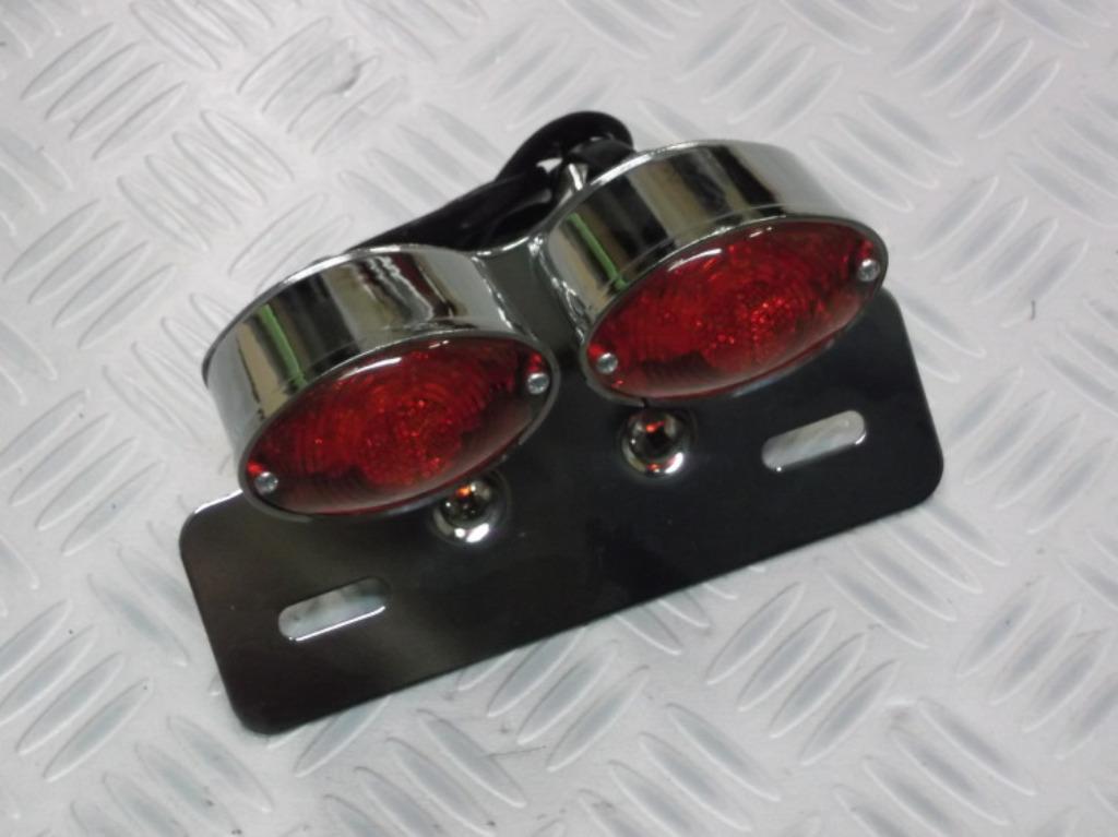 Feu rouge support de plaque neuf, Motos, Enlèvement ou Envoi