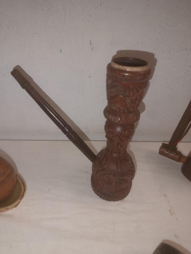 Pipe ancienne en bois très spéciale, Antiquités & Art, Enlèvement ou Envoi