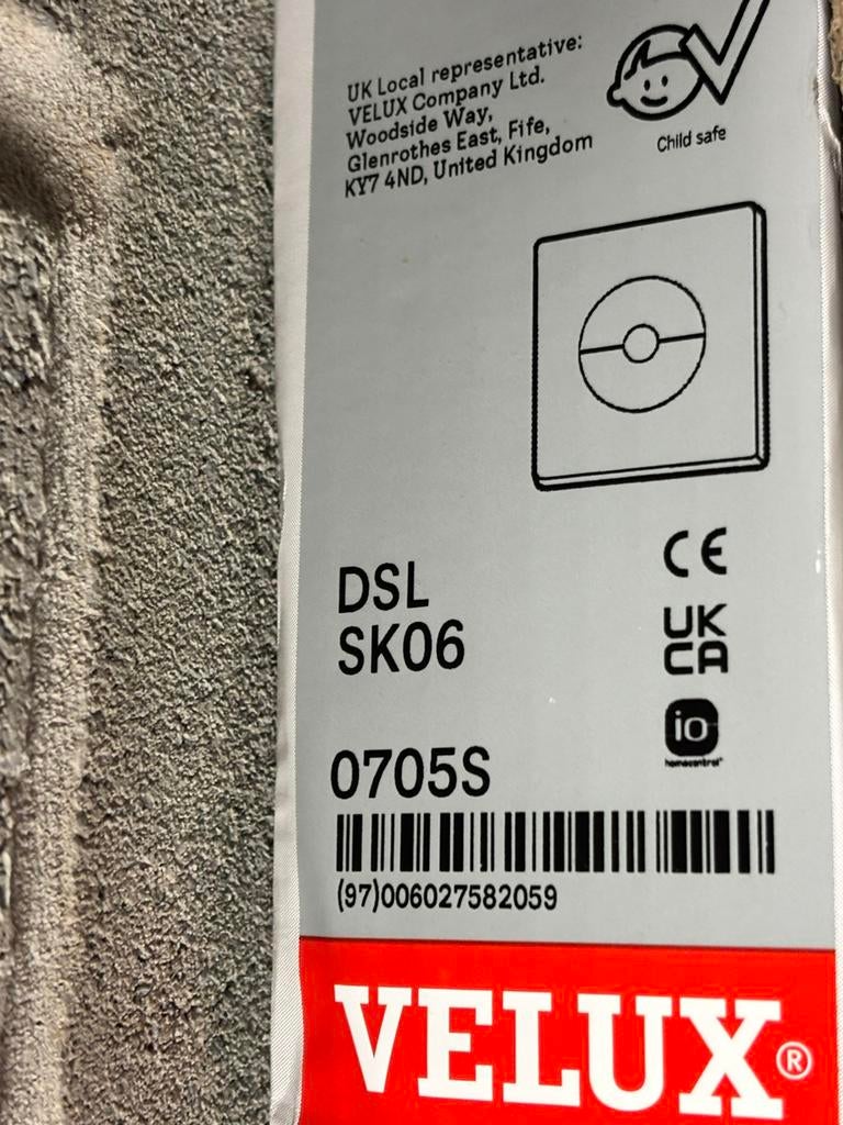 3X Store VELUX solaire DSL SK06, Doe-het-zelf en Bouw, Ophalen, Zo goed als nieuw