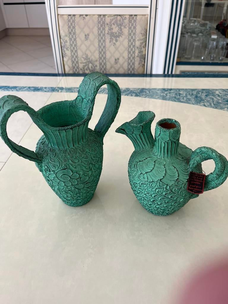 2 garnitures grès des Ardennes, Antiquités & Art