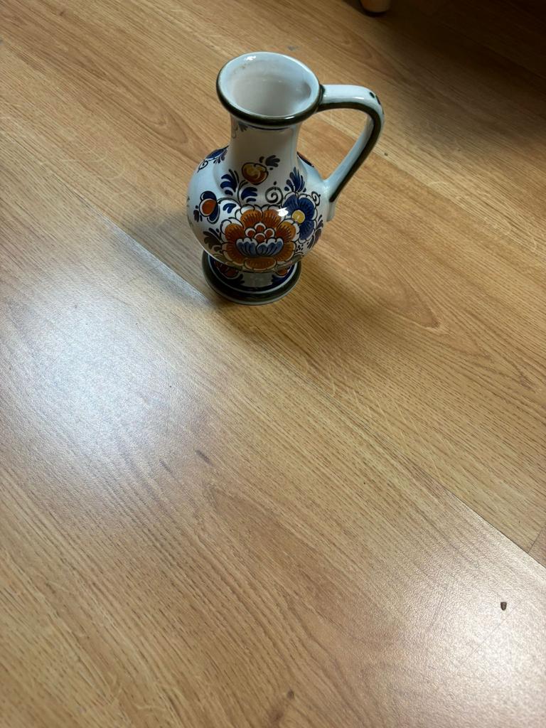 Prachtige Delfts polychrome kruik uit 1975, Antiek en Kunst, Antiek | Vazen, Ophalen