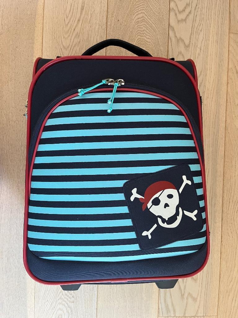 Travelite kinderkoffer trolley handbagage - piraat, Handtassen en Accessoires, Tassen | Reistassen en Weekendtassen, Zo goed als nieuw