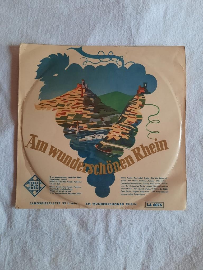 Telefunken ‘Am Wunderschönen Rhein’ (LA 6076), Cd's en Dvd's, Vinyl | Overige Vinyl, Gebruikt, Overige formaten, Ophalen