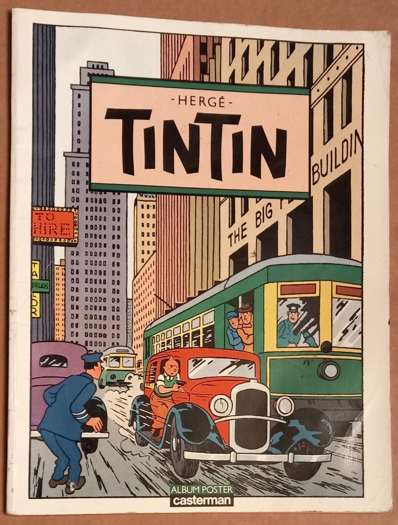 Tintin, Hergé – Album posters---Casterman, 1986 (36 x 30 cm), Collections, Posters & Affiches, Enlèvement ou Envoi