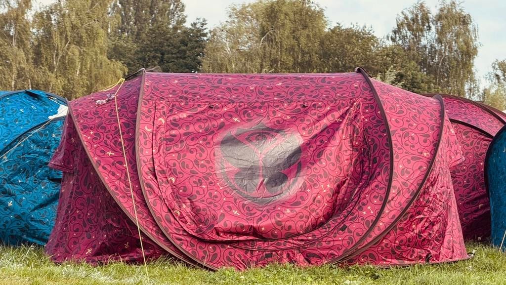 Tentes Tommorowland des 20ans, Caravanes & Camping, Tentes, Enlèvement, Comme neuf