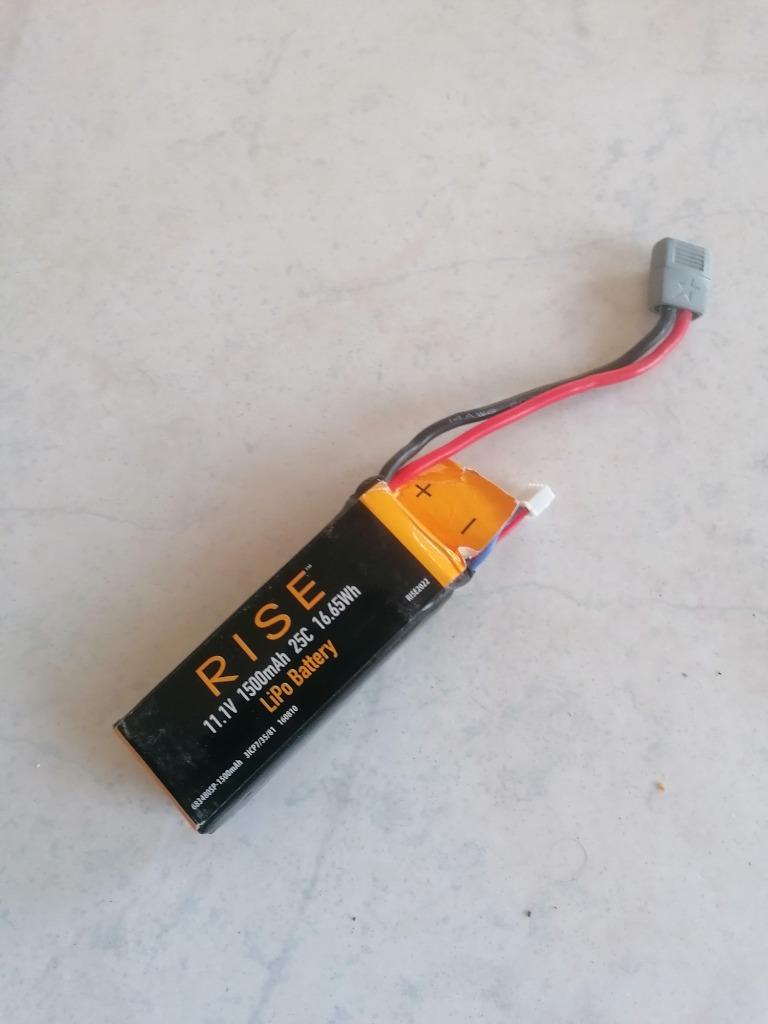 Rise LiPo batterij 11.1V 1500mAh 25C 16.65Wh, Enlèvement, Comme neuf, Électro