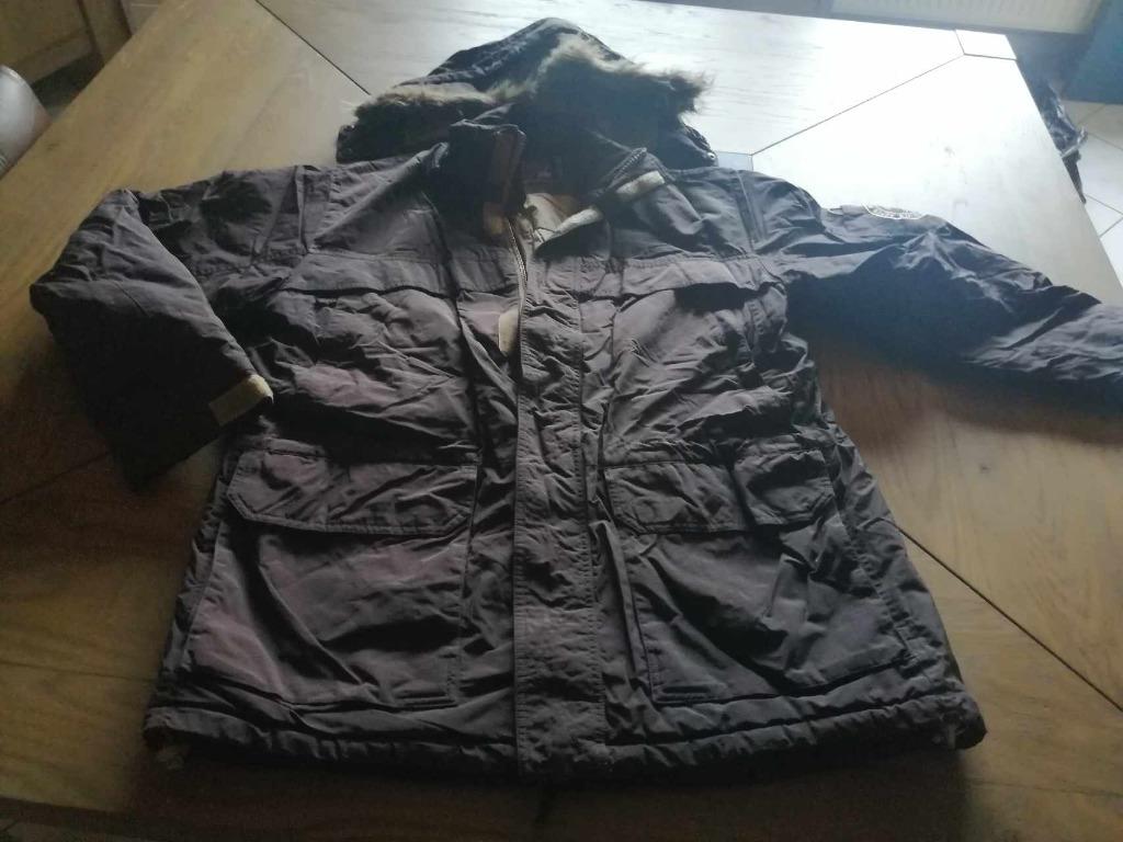 jas bruin merk river woods - maat xl - als nieuw, Kleding | Heren, Jassen | Winter, Bruin, Maat 56/58 (XL), Ophalen of Verzenden