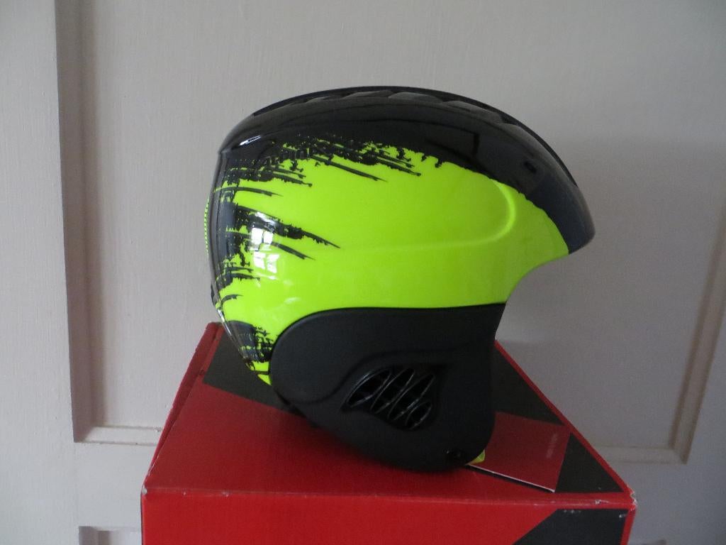 Casque de ski noir/jaune. Neuf, Neuf, Autres marques, Enlèvement ou Envoi, Autres types
