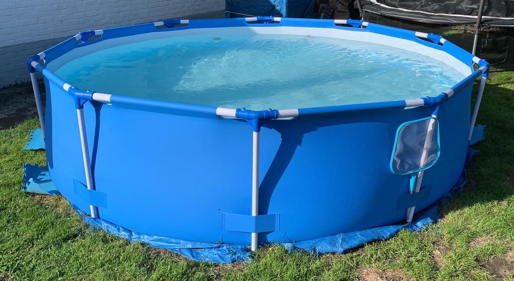 Bestway zwembad rond 305cmx76cm,zeer goede staat., Ophalen, Gebruikt, Minder dan 80 cm, Rond