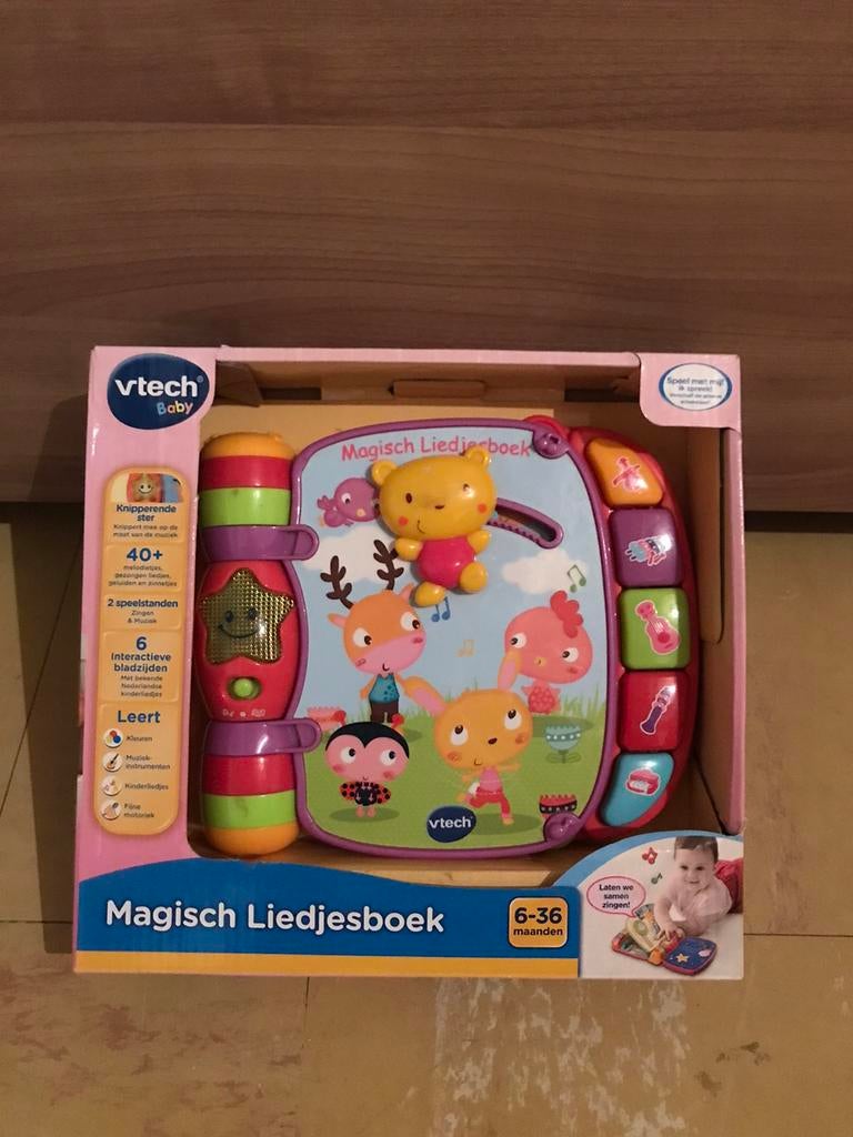 VTech Magisch Liedjesboek - Interactief Baby Boekje, Ophalen, Zo goed als nieuw, 6 maanden tot 2 jaar
