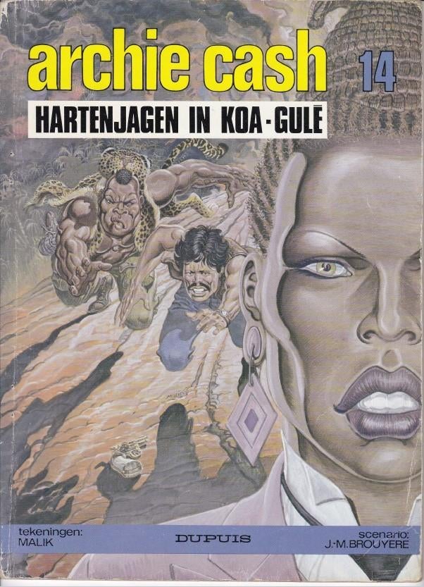Archie Cash 14 – Hartenjagen in Koa‑Gulé (1987) – Dupuis, Livres, BD, Jean-Marie Brouyère, Une BD, Enlèvement, Utilisé