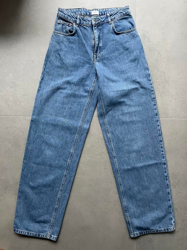 Baggy jeans Grunt mid blue maat 28, Kleding | Heren, Ophalen of Verzenden, Zo goed als nieuw