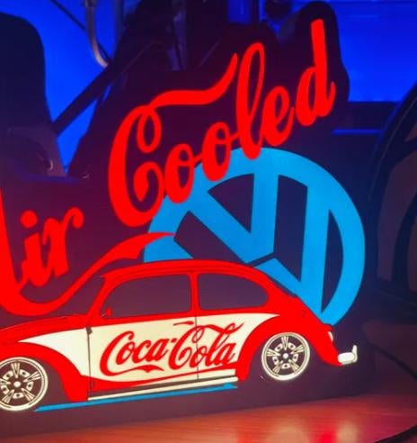 Auto Coca-Cola verlichting Volkswagen, Collections, Machines | Autre, Enlèvement ou Envoi, Neuf