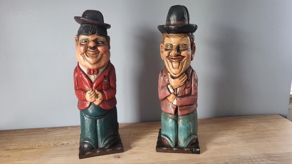 Laurel en hardy, Huis en Inrichting, Woonaccessoires | Boeddhabeelden, Ophalen