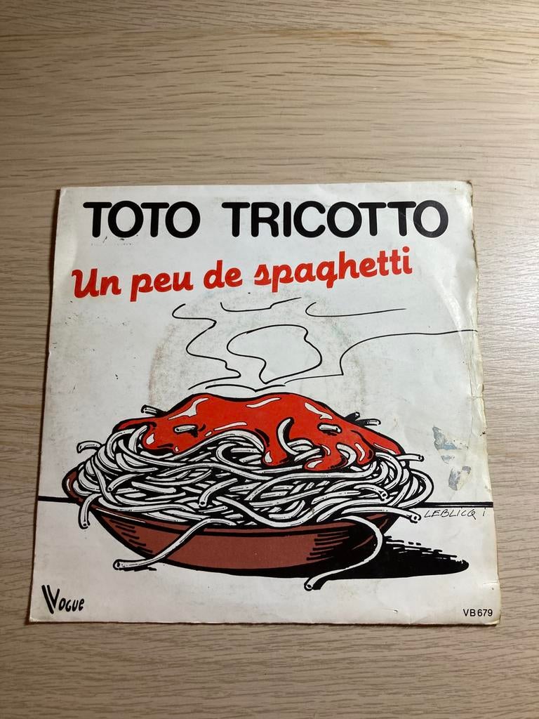 Toto tricotto - un peu de spahetti, Cd's en Dvd's, Vinyl Singles, Ophalen, Zo goed als nieuw