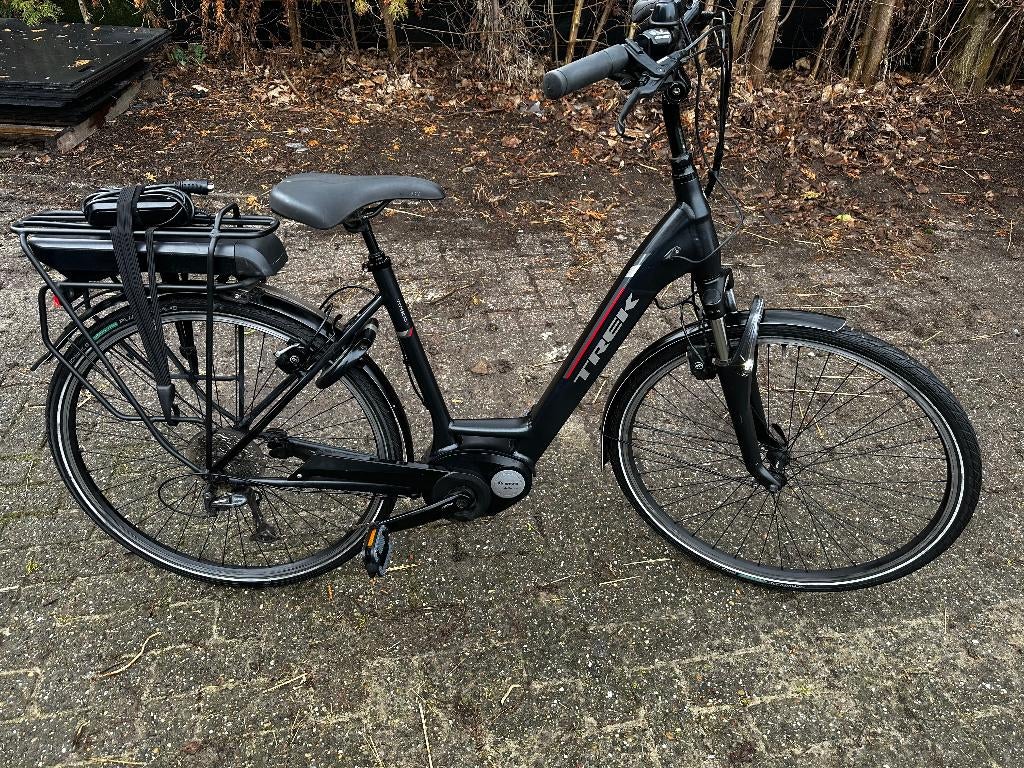 kleine maat elektrische trek bosch e-bike zware accu, 47 tot 51 cm, Ophalen, Zo goed als nieuw, 50 km per accu of meer