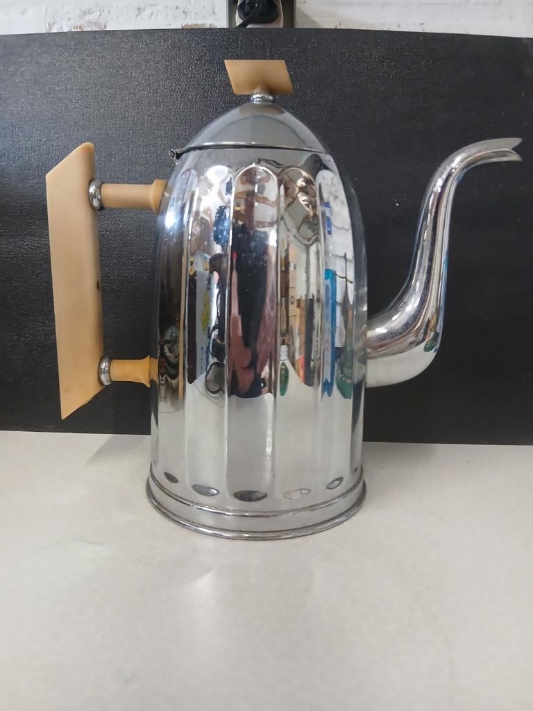 Vintage koffie/theekan demeyere, Antiquités & Art, Enlèvement ou Envoi