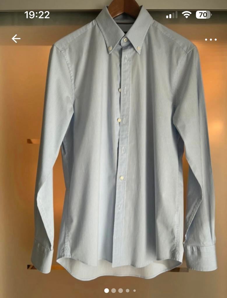 Chemise Tommy Hilfiger pour homme taille 39 coupe ajustée, Enlèvement ou Envoi, Comme neuf, Blanc