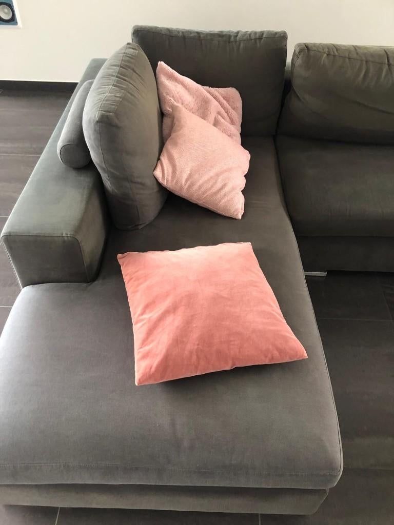 zetel met lounge, Ophalen, 300 cm of meer, 75 tot 100 cm, Zo goed als nieuw