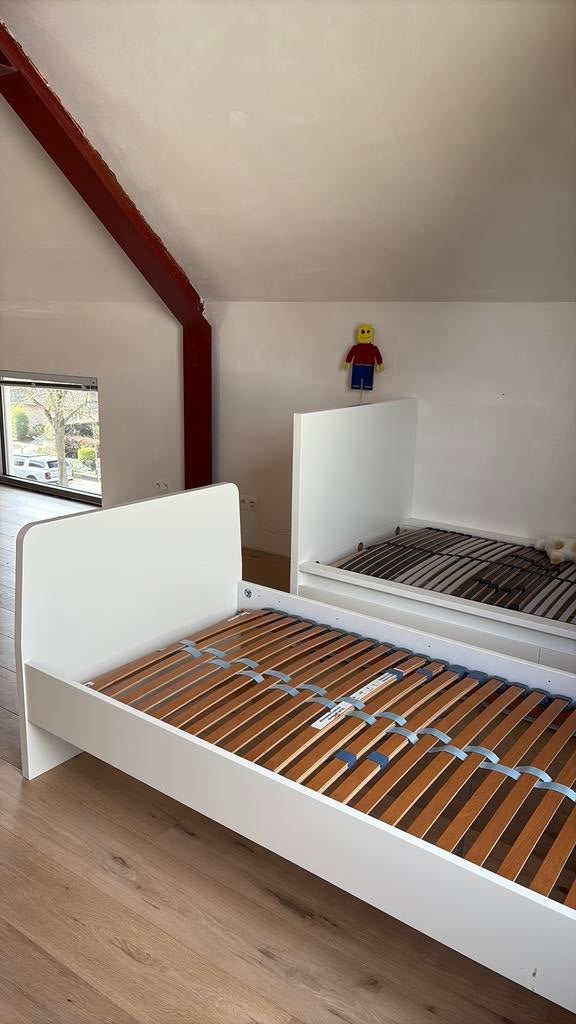 Enkel bed Ikea, Ophalen, 90 cm, Eenpersoons, Wit