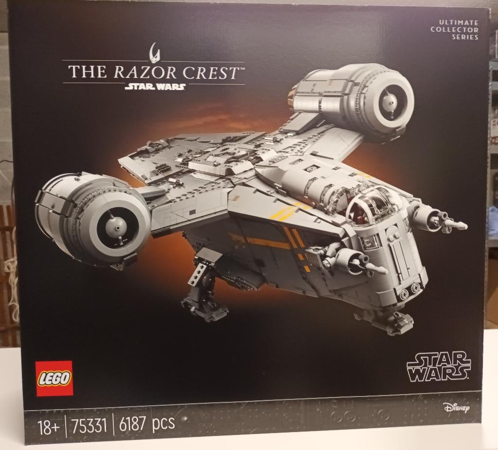 Lego Razor Crest set 75331(in bruine omdoos MINT), Ophalen of Verzenden, Nieuw, Complete set, Lego