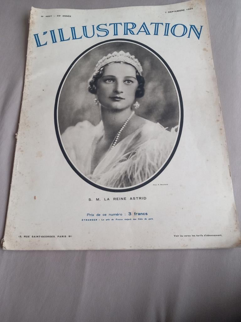 Revue  L'illustration  , parution du 07 septembre 1935, Livres, Enlèvement ou Envoi