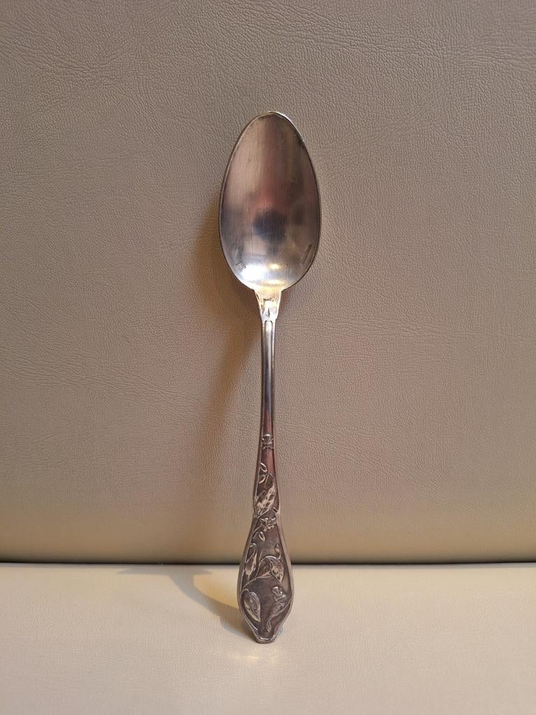 Verzilverde lepel Boulenger, Antiek en Kunst, Ophalen of Verzenden