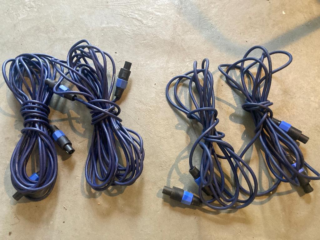 4 luidspreker kabels, Ophalen, Gebruikt