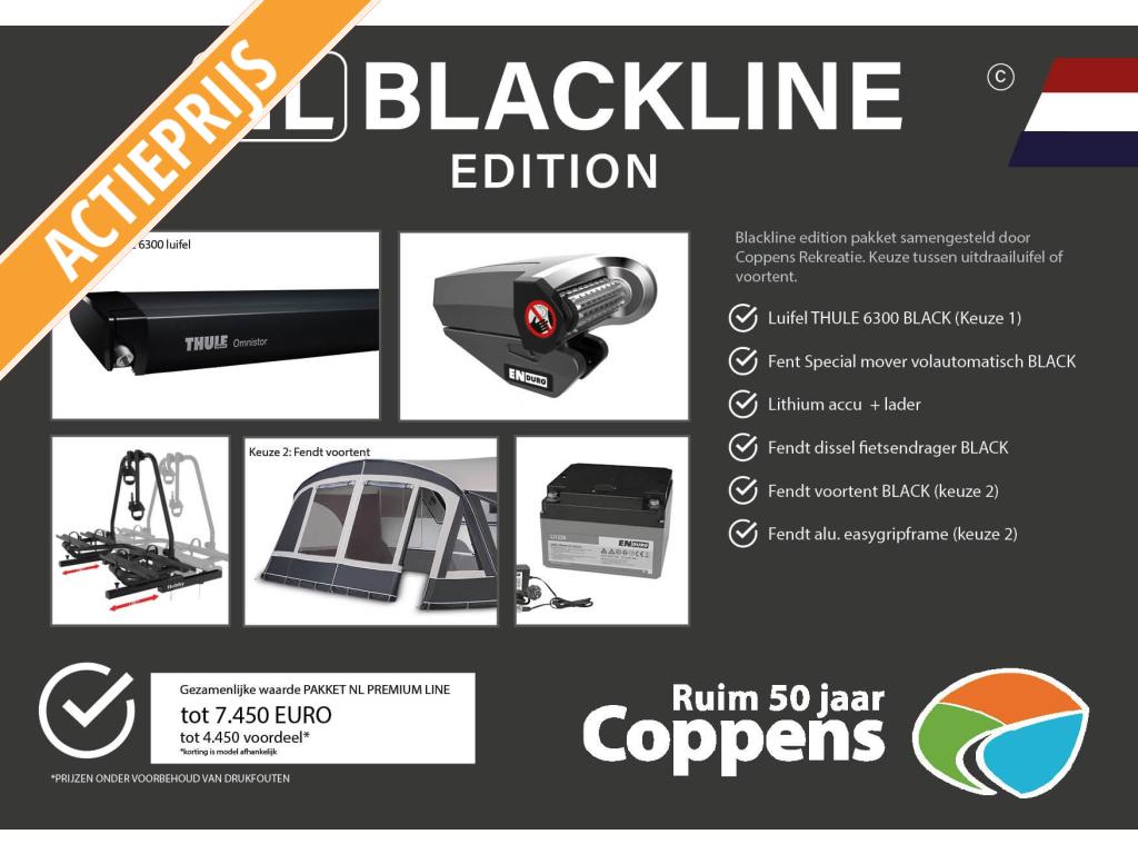 Fendt Apero 515 SG 2026 BLACKLINE ACTIE!, Caravans en Kamperen, Caravans, Rondzit, 2 aparte bedden, Schokbreker, 1250 - 1500 kg