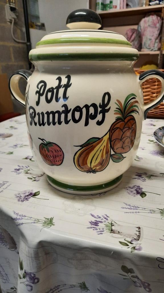 Pot om te gebruiken als Rumtopf, Antiquités & Art, Enlèvement