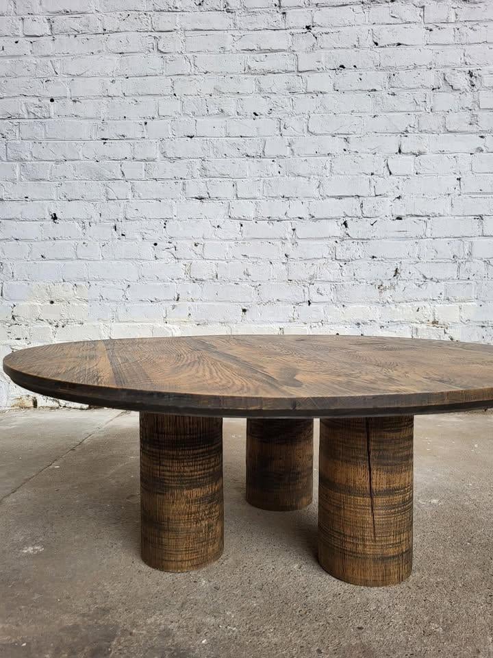 Handgemaakte eiken salontafel, Huis en Inrichting, Ophalen, 50 tot 100 cm, Nieuw, 50 tot 100 cm