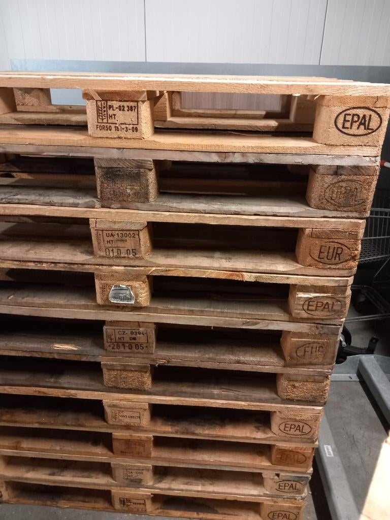 Euro palletten zeer goede staat, Doe-het-zelf en Bouw, Hout en Planken, Ophalen, Gebruikt