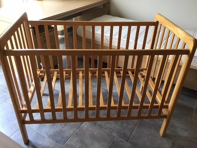 Kinderbedje / parkje - volledig met alle toebehoren, Utilisé, 100 cm ou plus, Moins de 140 cm, Enlèvement