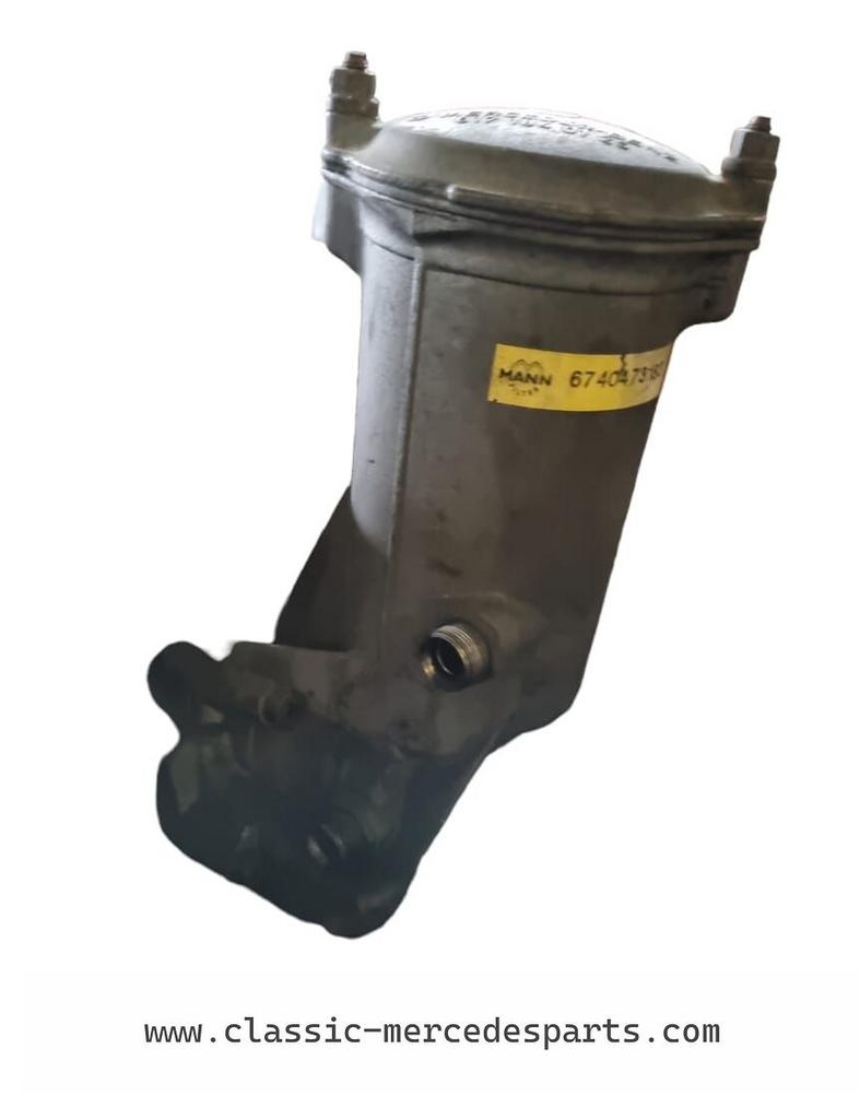 Oliefilterhuis Mercedes 300D 300TD om617 met aansluiting voo, -, Utilisé, -, -