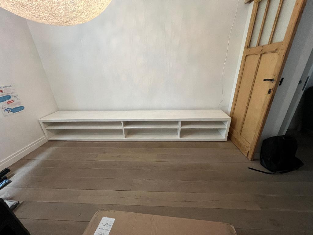 TV meubel / lage kast, Huis en Inrichting, Ophalen, Gebruikt, 200 cm of meer, Minder dan 100 cm