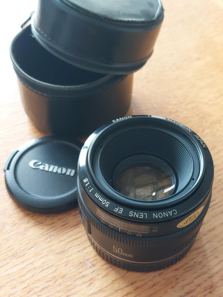 Canon EF 50mm 1:1.8 objectief, Ophalen of Verzenden