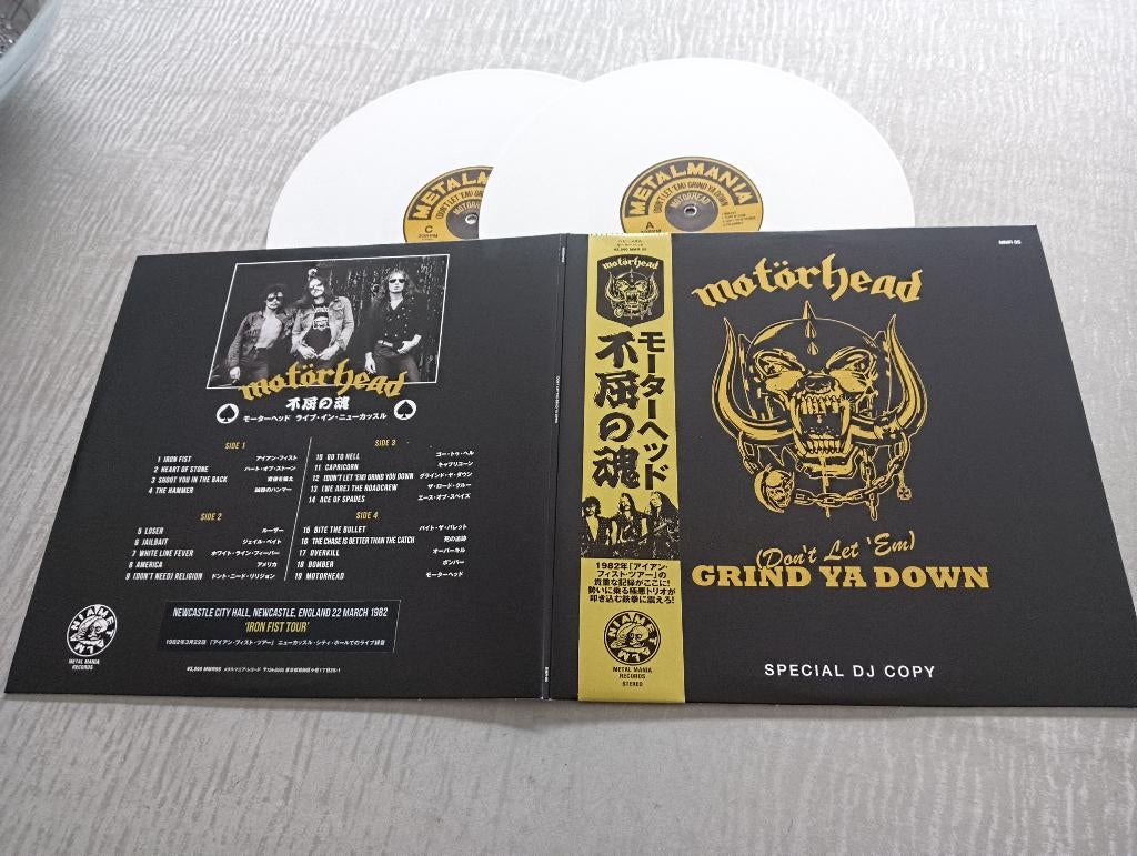 Motorhead  dubbel Lp - (Don't Let 'Em) Grind Ya Down - white, Ophalen of Verzenden, Zo goed als nieuw