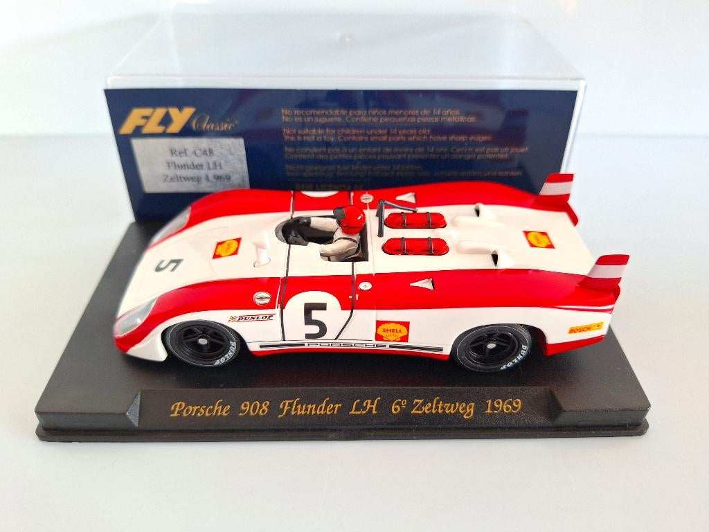 Fly Classic Porsche 908 Flunder Zeltweg LongTail Le Mans C48, Neuf, Autres marques, Électrique, Circuit