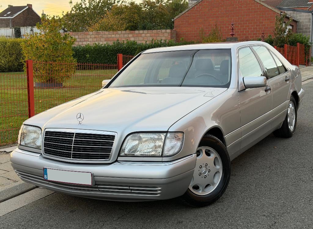Mercedes-Benz S 280 W140 – Dernière série 1997, Autos, Cuir, Argent ou Gris, Achat, 6 cylindres