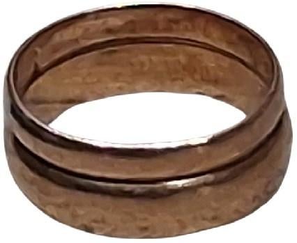 Bague en or 18 carats, Bijoux, Sacs & Beauté, Bagues, B, Enlèvement ou Envoi, Femme ou Homme, Or