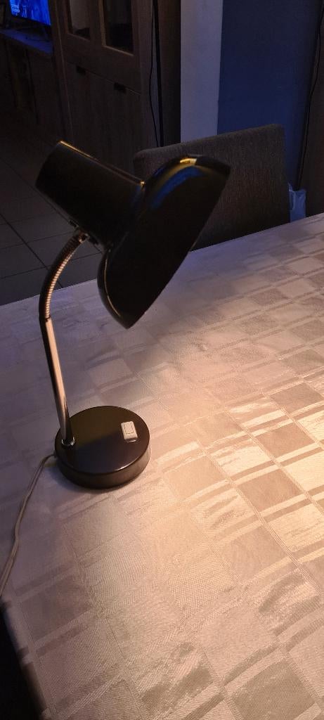Vintage bureaulamp Hema 1960/70, Gebruikt, Vintage, Ophalen of Verzenden, Metaal