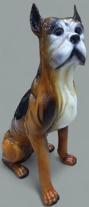 grote vintage boxer hond., Ophalen